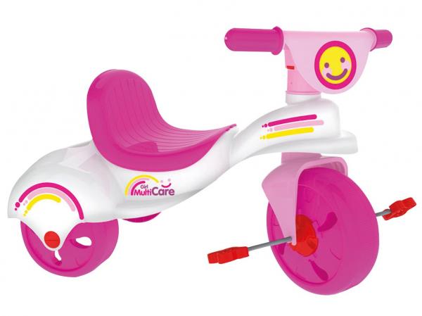 Triciclo Infantil Xalingo Multi Care Girl - com Porta Objetos