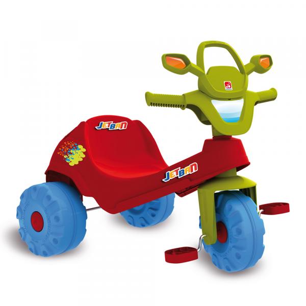 Triciclo Jetban - Vermelho - Bandeirante