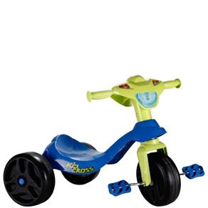 Triciclo Kid Cross Azul 628 - Bandeirante