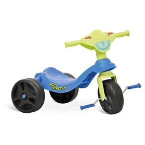 Triciclo Kid Cross Azul - Bandeirante 628