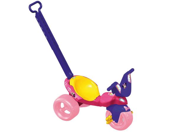 Triciclo Minnie Disney com Empurrador Minnie - Xalingo
