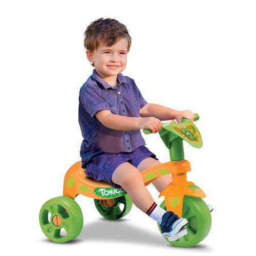 Triciclo - Motoca Dino com Haste - Samba Toys
