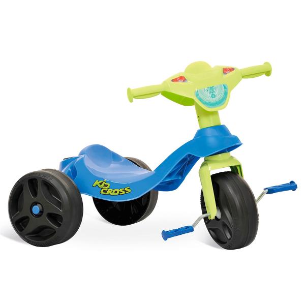 Triciclo Motoca Infantil Kid Cross Azul 628 Bandeirante