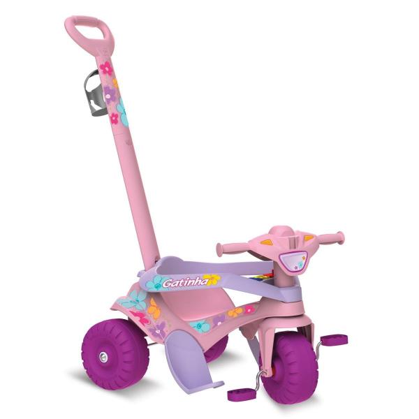 Triciclo Motoka Passeio e Pedal Gatinha Bandeirante - Brinquedos Bandeirantes