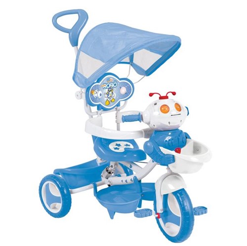Tudo sobre 'Triciclo Robô Azul Homeplay'