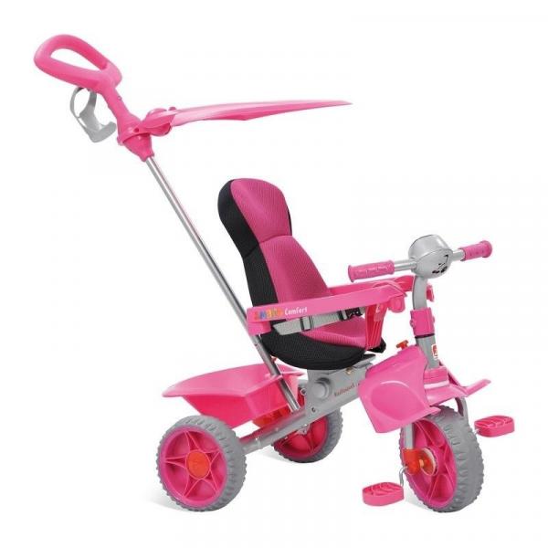 Triciclo Smart Comfort Pink Bandeirante 257