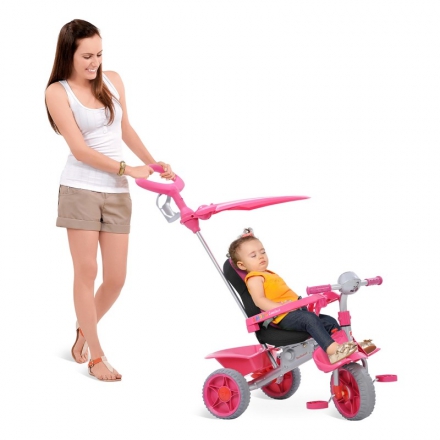 Triciclo Smart Comfort Rosa - Bandeirante - 257 - Brinquedos Bandeirante