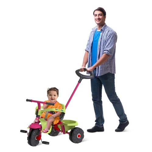 Triciclo Smart® Plus Rosa - Brinquedos Bandeirante