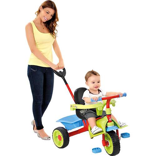 Tudo sobre 'Triciclo Smart Plus Verde/Vermelho - Brinquedos Bandeirante'