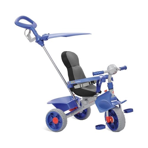 Triciclo Smart Reclinável Azul