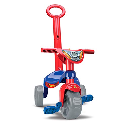 Triciclo Tchuco Herois Super Teia com Haste - Samba Toys
