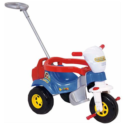 Triciclo Tico-tico Bichos Azul com Aro Magic Toys 3510 - Magic Toys