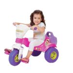Triciclo Tico Tico Bichos Rosa com Som e Luzes 3513 Magic Toys