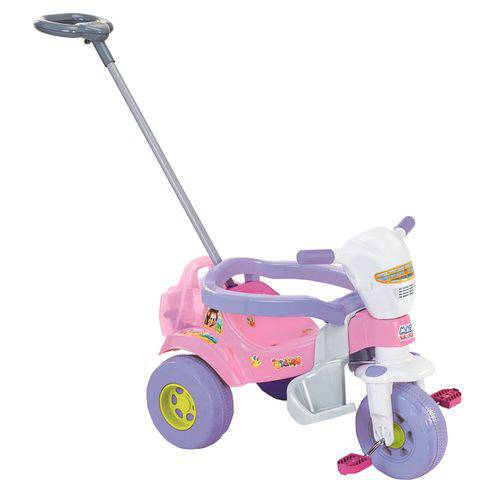 Triciclo Tico Tico Bichos Rosa Sem Som Magic Toys 3515