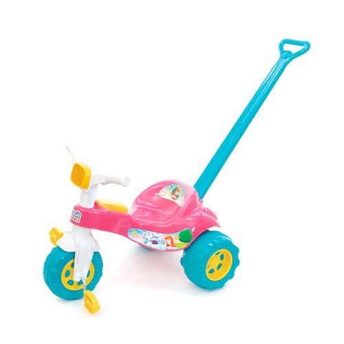 Triciclo Tico - Tico com Haste Princesa 2232 - Magic Toys
