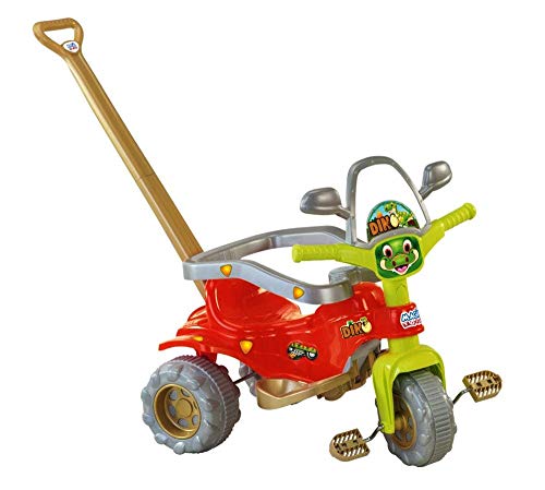 Triciclo Tico Tico Dino Vermelho - Magic Toys