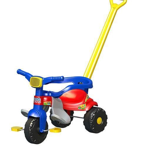 Triciclo Tico-tico Festa Azul com Aro Magic Toys 2560
