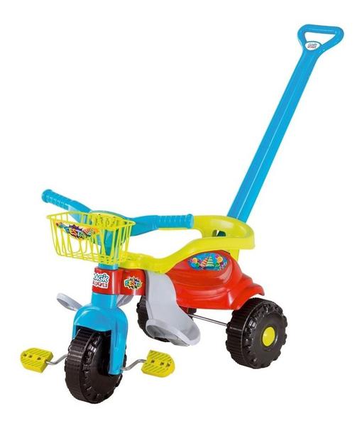 Triciclo Tico Tico Festa Azul Motoca Infantil - Magic Toys