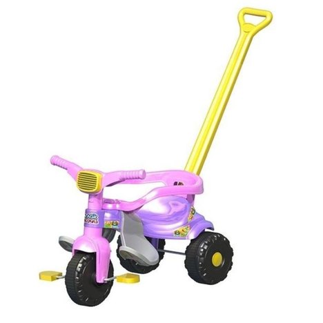 Triciclo Tico Tico Festa Rosa com Aro - Magic Toys