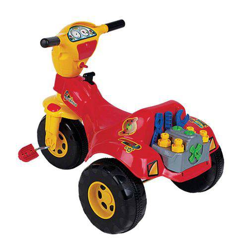 Triciclo Tico Tico Mecânico com Ferramentas - Magic Toys