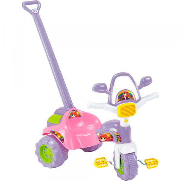 Triciclo Tico-Tico Meg com Haste 2704 - Magic Toys - Magic Toys