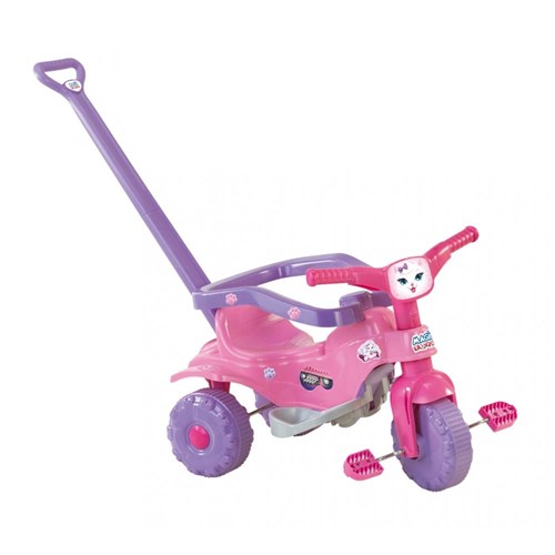Triciclo Tico Tico Pets Rosa 2811 - Magic Toys