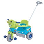 Triciclo Tico Tico Velo Toys Azul C/ Som Luz e Proteção - Magic Toys