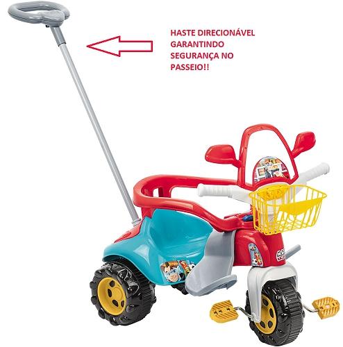 Triciclo Tico Tico Zoom Max com Haste 2710 - Magic Toys
