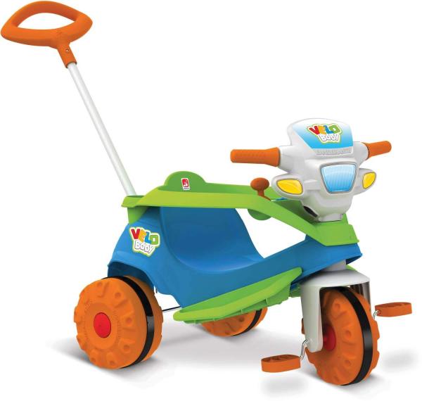 Triciclo Velobaby Passeio e Pedal Brinquedos Bandeirante