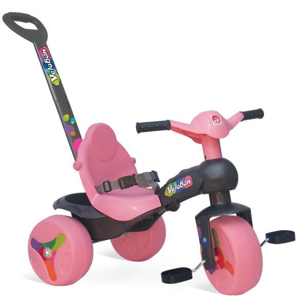 Triciclo Veloban Passeio - Pink - Bandeirante