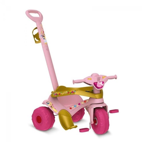 Triciclo Velocipe Passeio & Pedal Princesa Disney Bandeirante - 3100