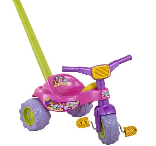 Triciclo Infantil Baby Monster com Som Rosa - Magic Toys