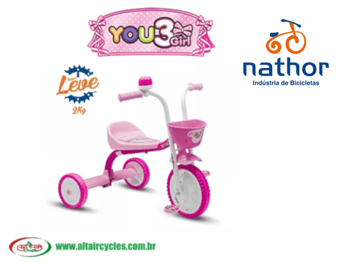 Triciclo You 3 Girl Nathor