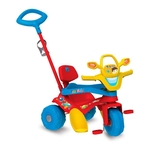 Tricicolo Infantil Passeio e Pedal Tonkinha-Bandeirante - Vermelho