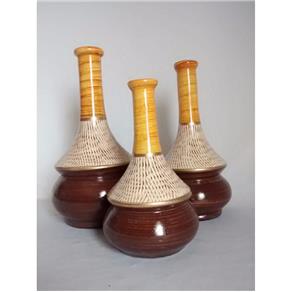 Trio de Vasos Decorativo - Enfeite