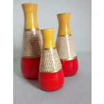 Trio De Vasos Decorativo