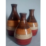 Trio De Vasos Decorativos
