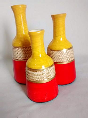 Trio de Vasos Decorativos