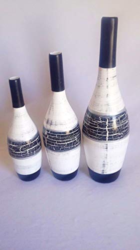 Trio de Vasos Decorativos