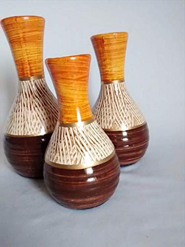 Trio de Vasos Decorativos