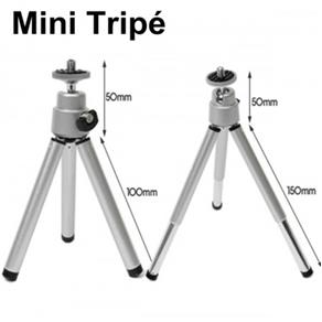 Tripe Camera Fotografica Universal para Canon Sony Mini Extensivel com Cabeça Rotativa