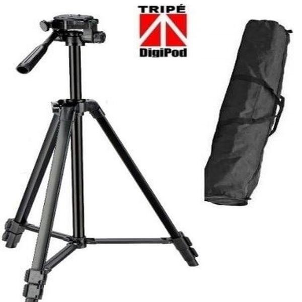 Tripé Foto / Vídeo Black 1,35m Digipod para Canon, Nikon e Sony - TR450CS-B