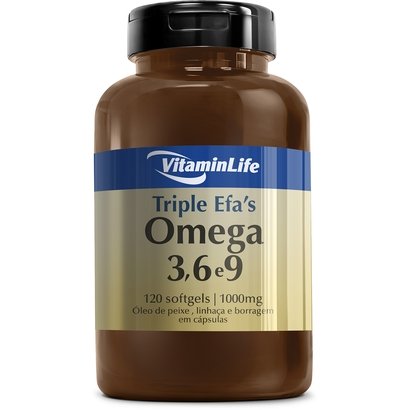 Triple Efas 1000 Mg 120 Cáps - Vitaminlife