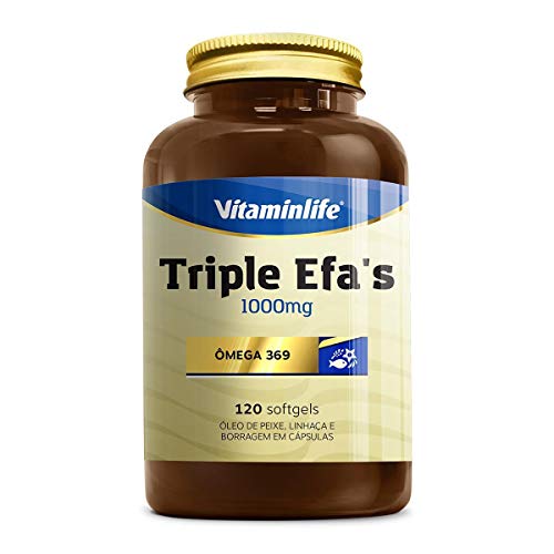Triple EFA's 1000mg (120 Cáps) - VitaminLife