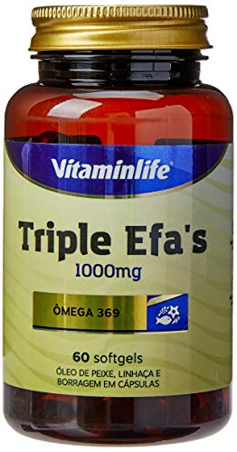 Triple Efas Omega 3 6 9-60 Cápsulas - VitaminLife, VitaminLife