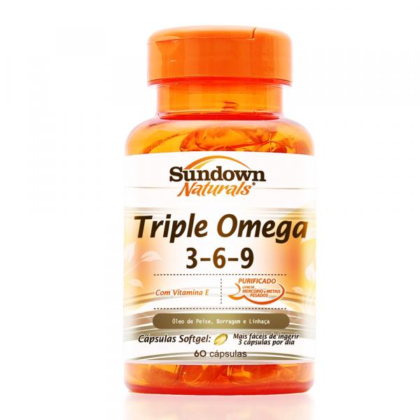 Triple Omega-3-6-9 Sundown Naturals 60 Cápsulas