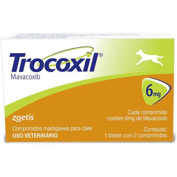 Trocoxil de 2 Comprimidos 6 Mg Anti-inflamatório Zoetis