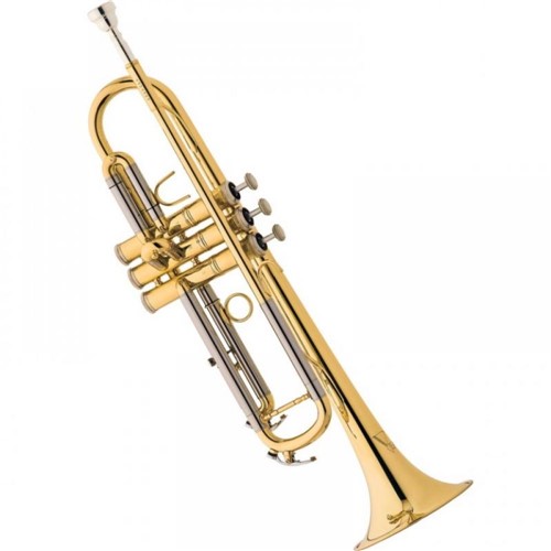 Trompete Sib + Estojo Completo Extra Luxo Eagle TR-504