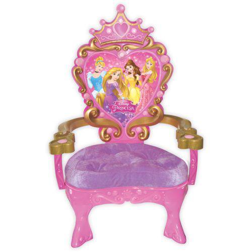 Trono Cadeirinha e Coroa das Princesas Disney