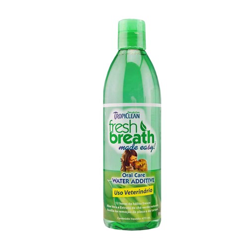 Tropiclean Fresh Breath Water Additive 473ml Enxaguante VAL: Dez/19